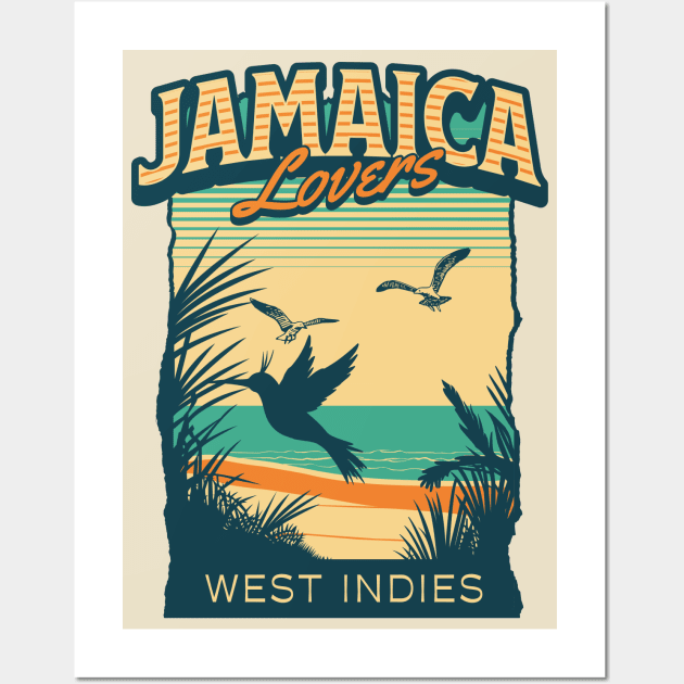 Jamaica Lovers West Indies Wall Art by rastaseed